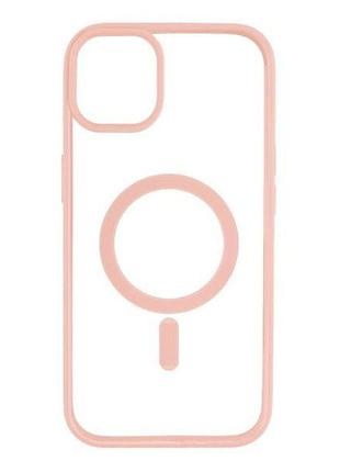 Чехол colors magsafe tpu color apple iphone 16 pink (36457_3608275)