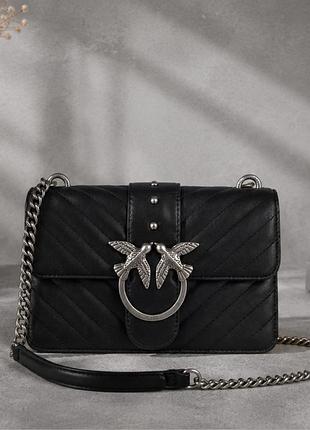 Стильна сумка pinko чорного кольору🖤