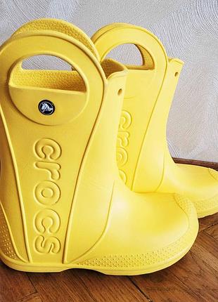 Гумові чоботи crocs j3, 34-35 розмір, 22 см, ідеальний стан
