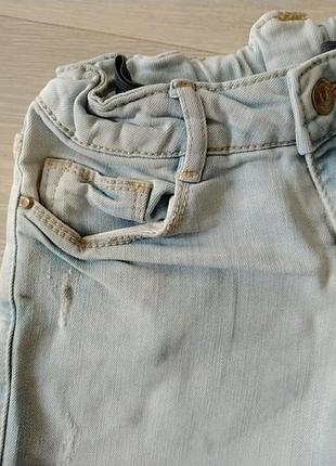 Джинсовые шорты zara для девочки 3