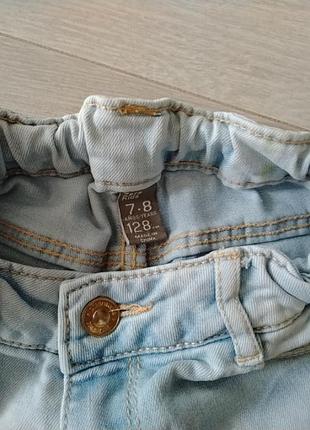 Джинсовые шорты zara для девочки 4