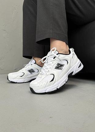 Женские летние кроссовки new balance 530 black/white