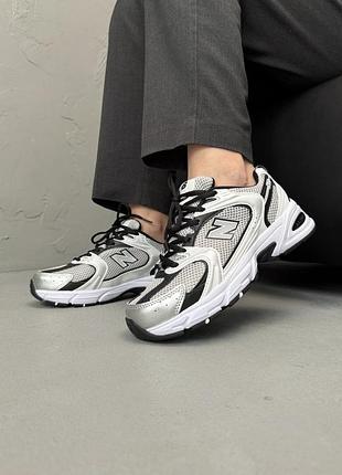 Женские летние кроссовки new balance 530 grey/black