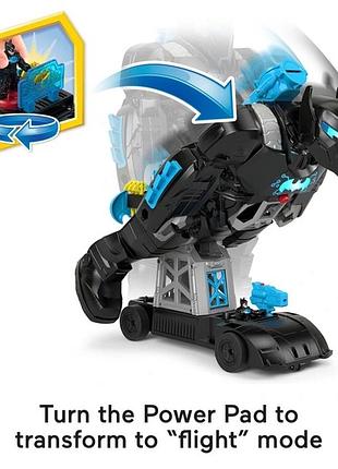 Інтерактивний робот batman batbot imaginext dc super friends зі світлом і звуком, оригінал 9