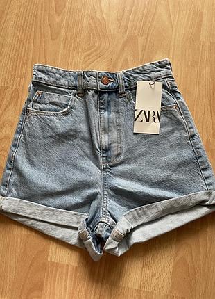 Джинсовые шорты zara