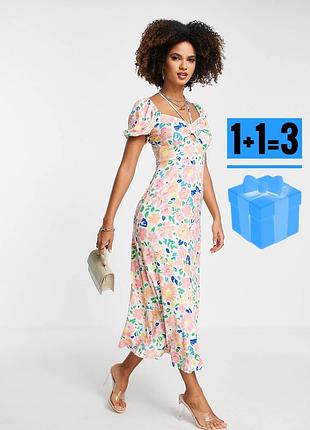Довга сукня в квітковий принт asos 14