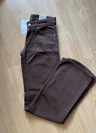 Джинсы wide leg zara