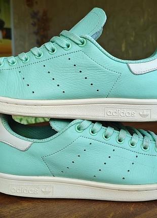 Adidas originals stan smith leather "frozen green"