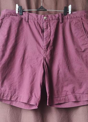 Шорты бермуды polo ralph laure бургундил стрейчевые из хлопка р.40 (2xl)