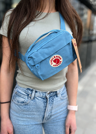Топ якість! бананка, сумка на пояс fjallraven kanken з тканини не промокає