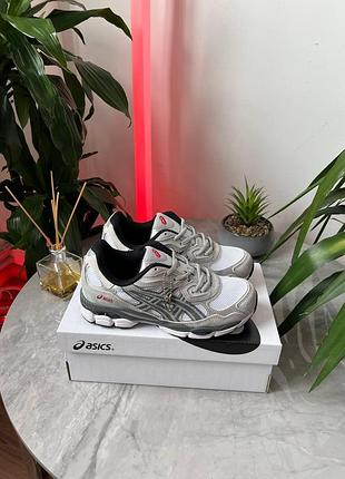 Мужские кроссовки асикс гел нус asics gel-nyc white steel gray 43