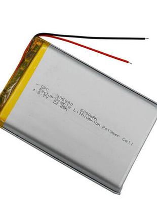 Аккумулятор 906090 li-pol 3.7в 6000мач для powerbank, планшетов, gps