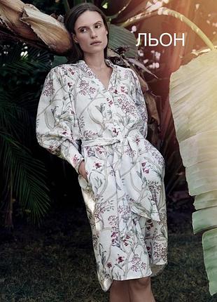Красива льляна сукня плаття h&m johanna ortiz