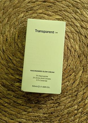 Крем-гель з ніацинамідом transparent lab niacinamide glow cream