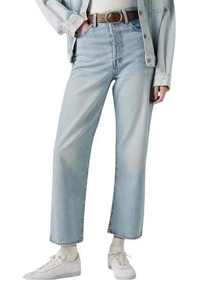 Ультравысокие джинсы levi's ribcage straight в идеальном оттенке!