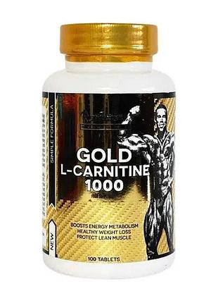L-carnitine kevin levrone gold l-carnitine 1000 мг 100 таб | для жироспалювання та енергії
