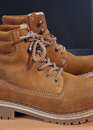 Ботинки от бренда «tamaris»/германия/р-38/стелька-25см/color-brown.
