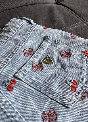 Джинсові шорти монограмні guess 6