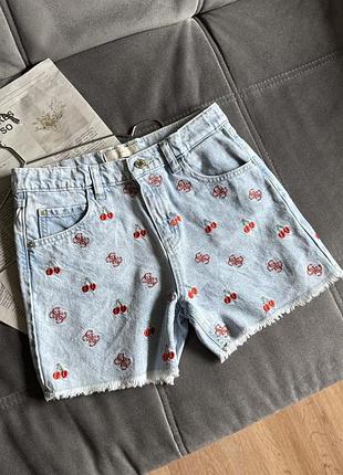Джинсові шорти монограмні guess 4