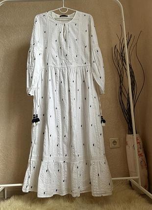 Marks&spenser 18 р бавовна з вишивкою
