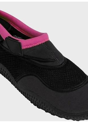 Аквашузы для моря та пляжу arena watershoes размер 36 черно-розовая обувь для бассейна, плавание