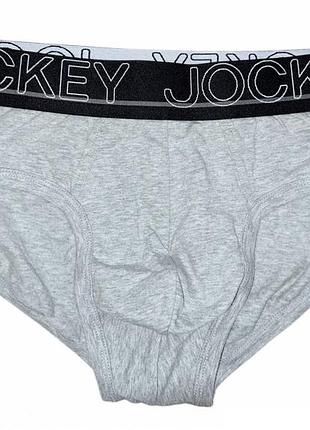 Трусы слипы однотонные для мужчины livergy by jockey bdo93507 m серый