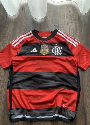 Оригінальна футболка adidas фламенгу 2023/24 (cr flamengo) | розмір 12а (152 см)