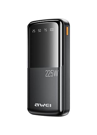 Внешний аккумулятор power bank awei p13k 20000mah pd22,5w+быстрая зарядка батарея зарядка черный