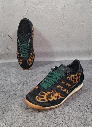 Кросівки adidas sl 72 og leopard print жіночі кеди gazelle