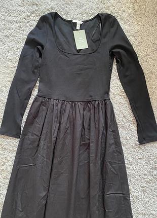 Платье миди h&m 4