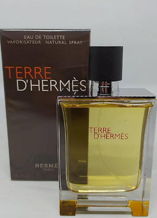 Парфуми чоловічі нові hermes terre d'hermes 100 мл духи тере хермес ермес парфум terre d'hermès hermès для мужчин новие terre d'hermès парфюм