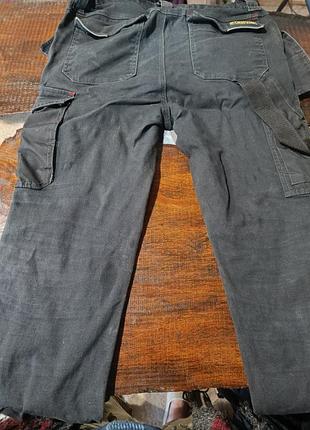 Профессиональные рабочие брюки storvik rough-line professional workwear монтажные строительные карго с навесными карманами 3