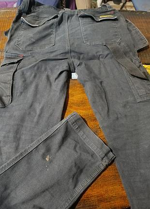 Профессиональные рабочие брюки storvik rough-line professional workwear монтажные строительные карго с навесными карманами 4