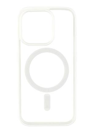 Чехол tpu colors magsafe apple iphone15 pro white