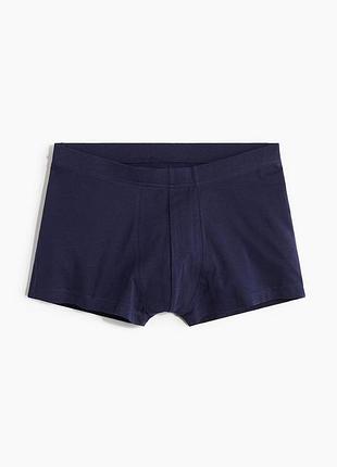 Темно-сині чоловічі труси боксери h&m m