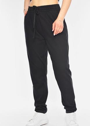 Штаны женские однотонные черного цвета р.9xl/10xl 198310k