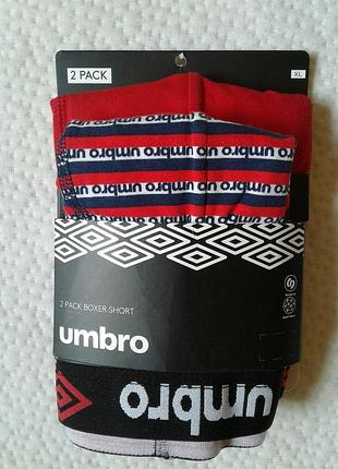 Чоловічі труси-боксери umbro xl, червоні