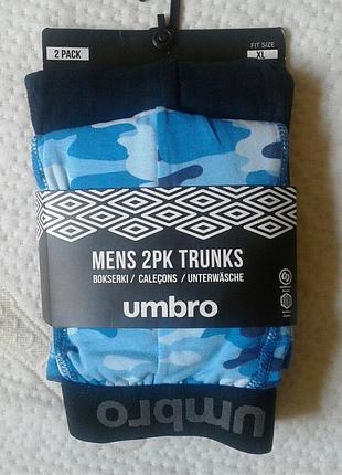 Чоловічі труси-боксери umbro l, сині