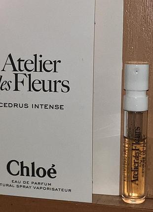 Пробник chloe atelier des fleurs cedrus intense