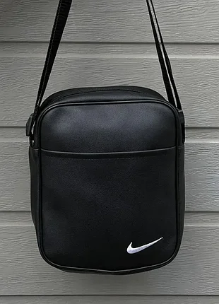 Сумка черная nike Эко кожа сумка мужская найк борсетка найк борсетка кожаная сумка кожаная найк