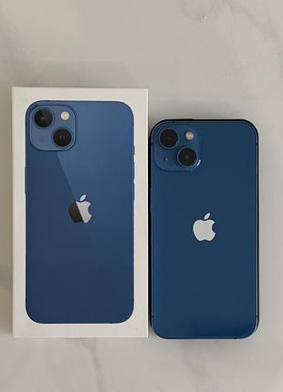 Iphone 13 blue 256 gb 83% батарея