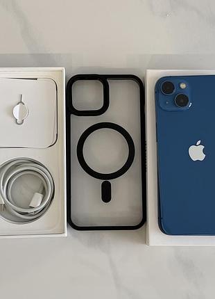Iphone 13 blue 256 gb 83% батарея 3