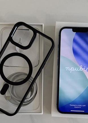 Iphone 13 blue 256 gb 83% батарея 4