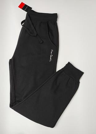 Мужские спортивные штаны с начесом черный, xl