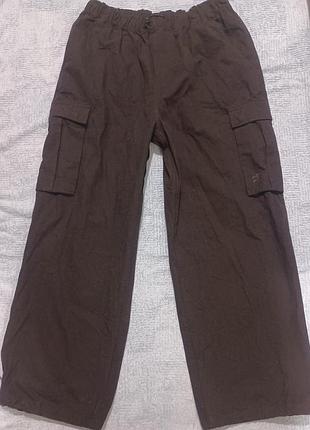 Брюки брюки fabric (50-52 pозмер;l-xl ) широкие оверсайз оригинал