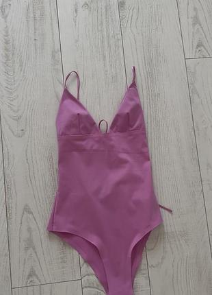 Суцільний купальник zara