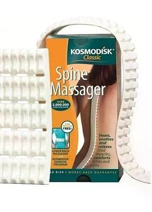Масажер для спини kosmodisk classic spine massager • аплікатор для хребта, попереку, шиї та розслаблення м’язів