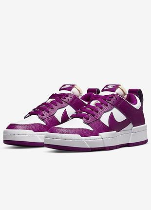Nike dunk low “disrupt”  женские спортивные-повседневные кожаные кроссовки/кеды