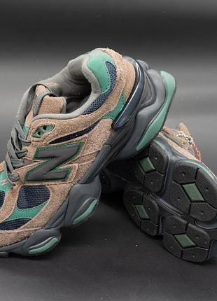 Черно коричневые кроссовки new balance 9060 38.5. размеры в наличии: 36, 37, 38, 39, 40.