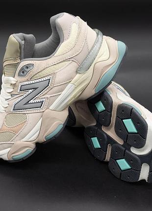 Бежево синие кроссовки new balance 9060 39.5. размеры в наличии: 36, 37, 38, 39, 40.